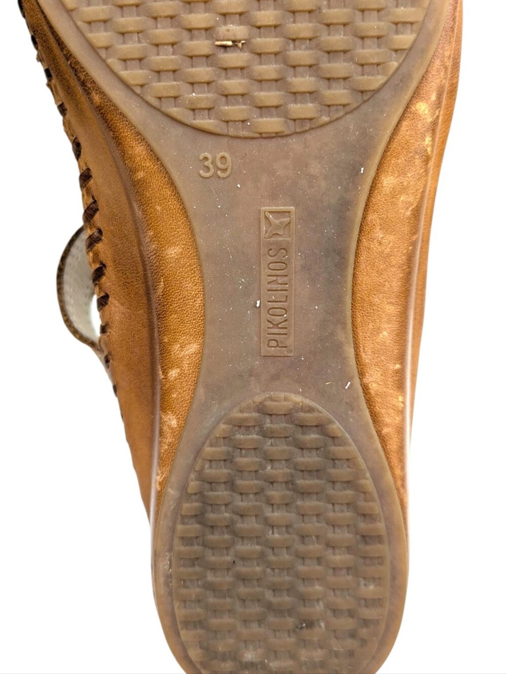 Pikolinos Vallarta T-Strap Leather Sandals Size 39 US 8.5  EUC $180   S4138 - Picture 10 of 12